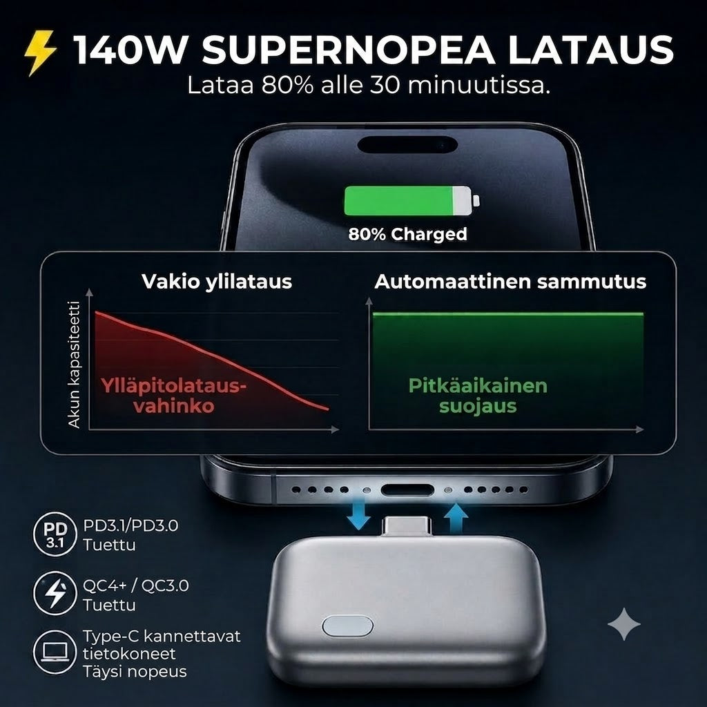 Laturin Automaattinen Katkaisu | Ylilataussuoja