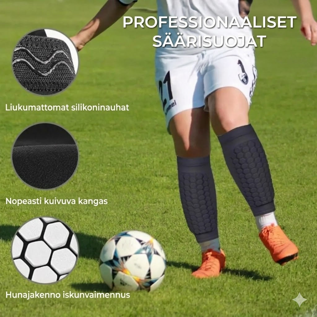 ProShield - Jalkapallosuoja – Kompressiosukka hunajakennotuella turvallisempaan ja sujuvampaan peliin