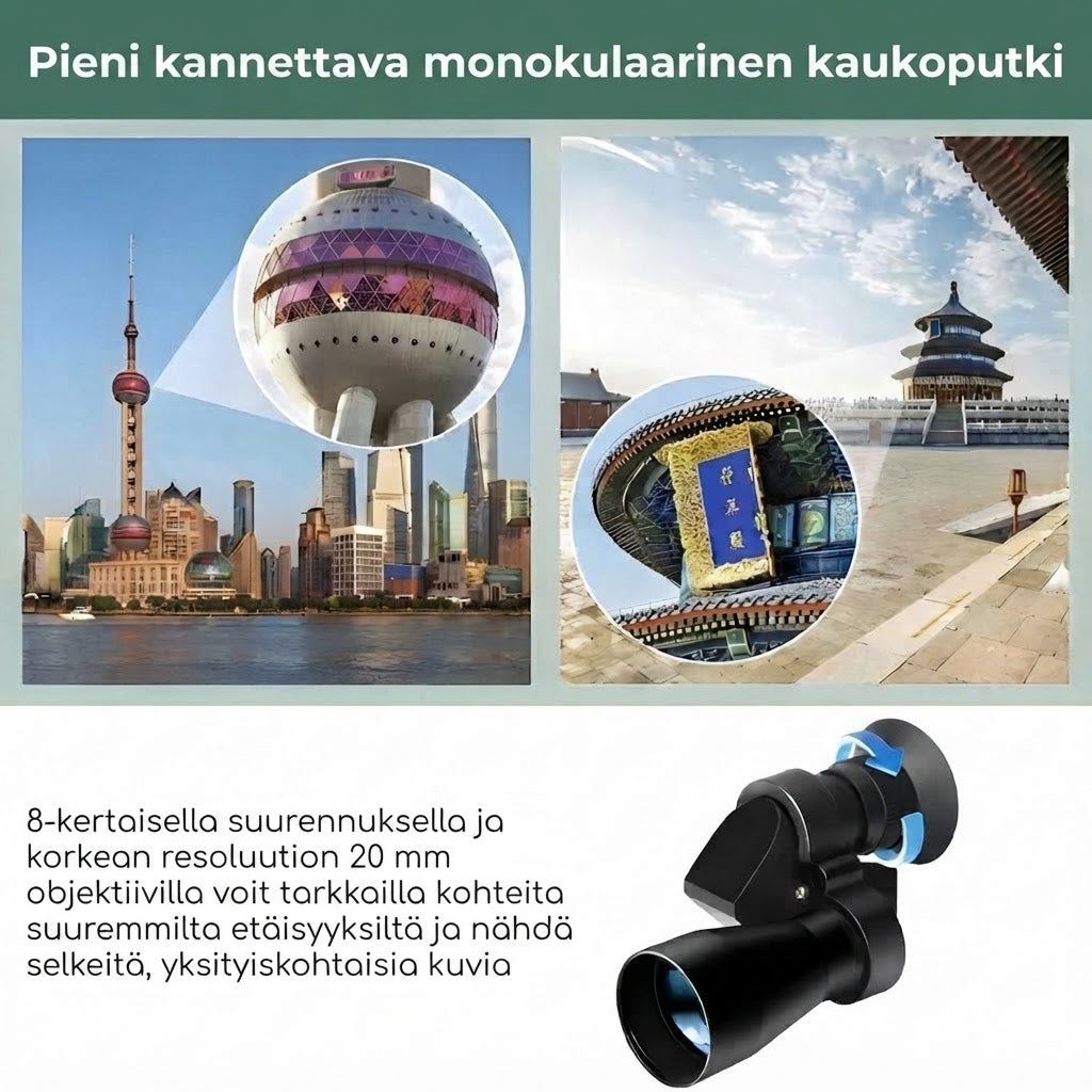 Kannettava HD-minikaukoputki