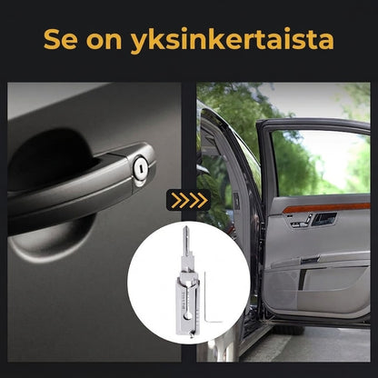 Tiirikkasetti ruostumattomasta teräksestä