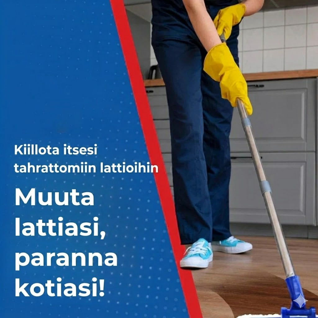 LattiaKiilto™ Uudet lattiat ilman hiontaa, yhdessä iltapäivässä