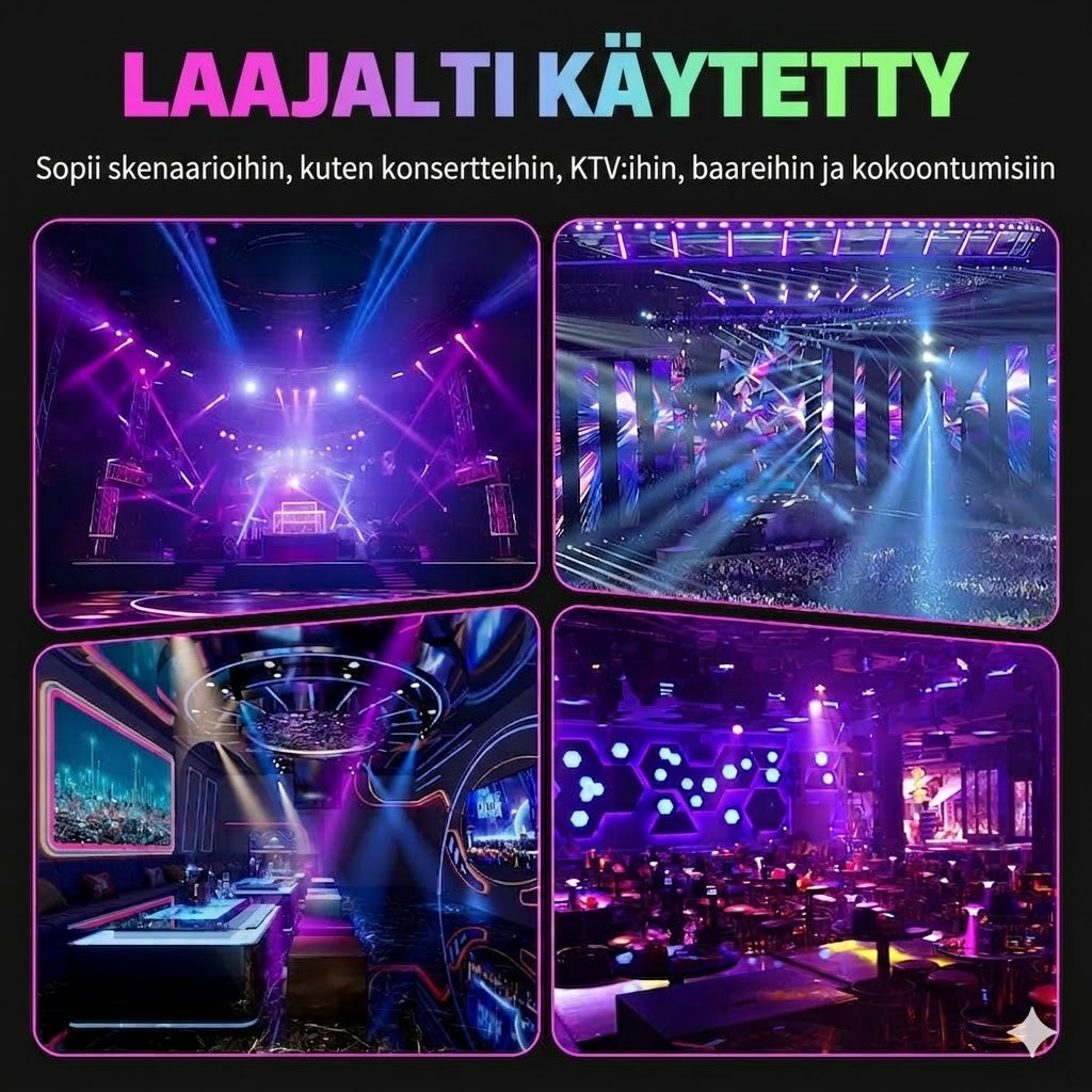 ✨ 60 % alennus – Rajoitetun ajan tarjous! ⏰ Monisäteinen LED-tunnelmavalaistus