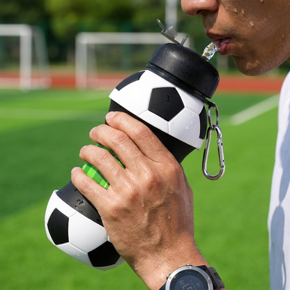 FlexBall™ | Kokoonmenevä silikoninen urheilupullo (pallomuotoilu)
